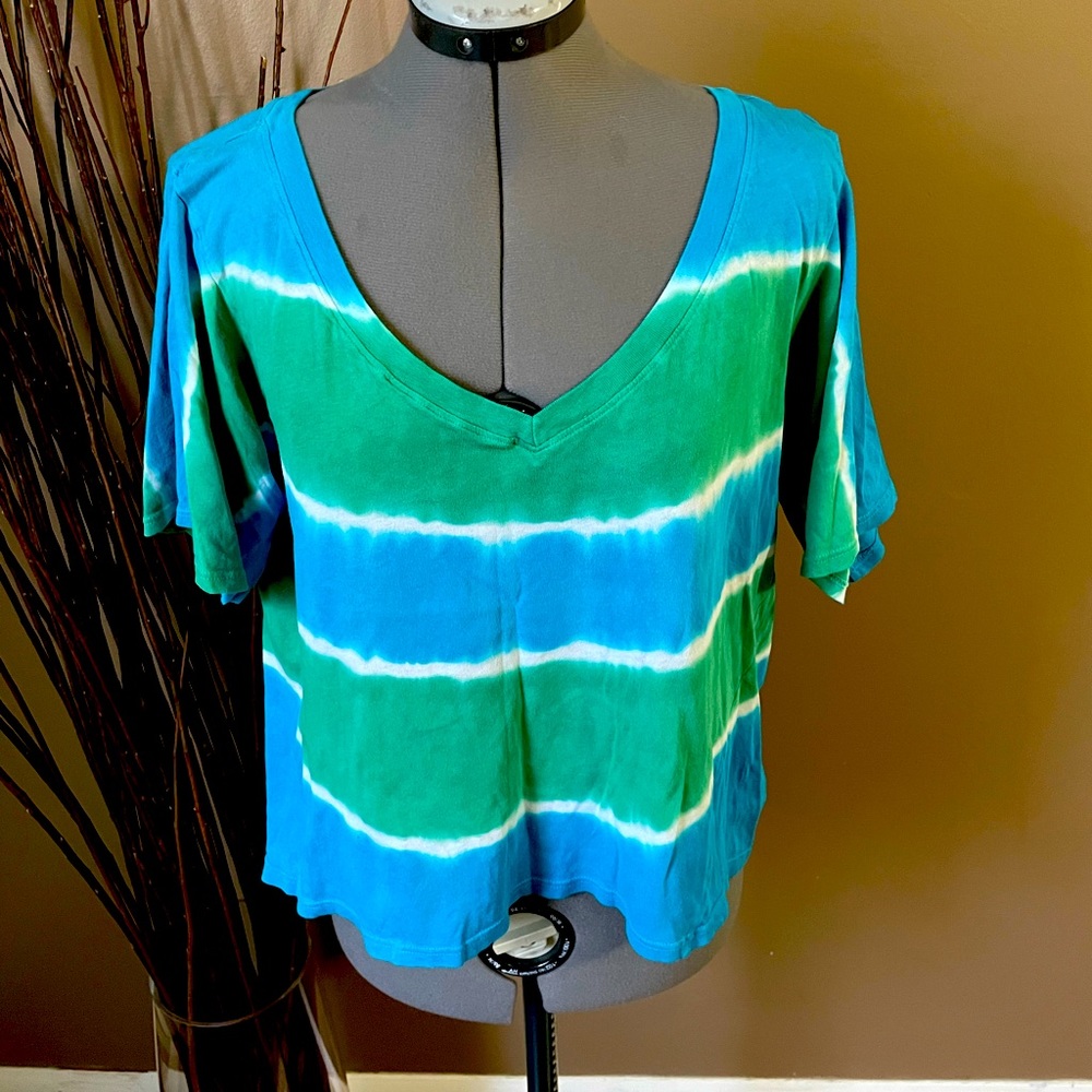 Tye Dye V Neck top